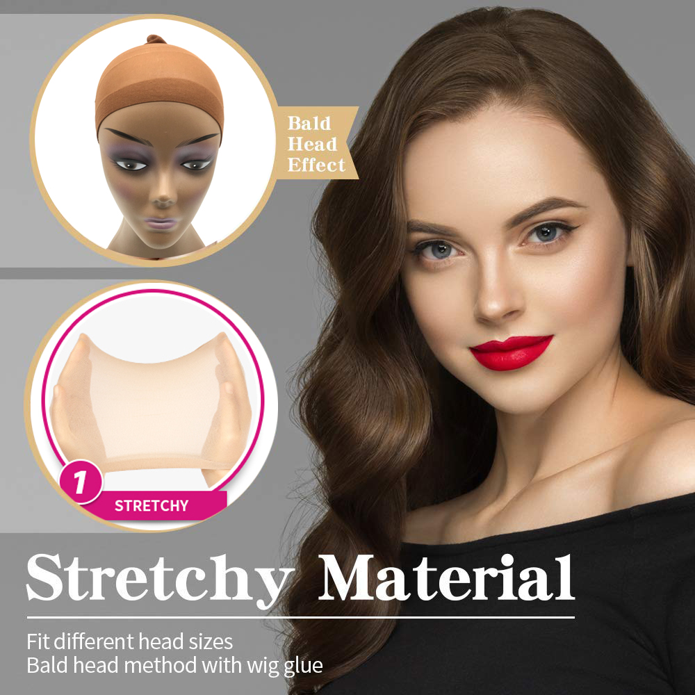 Wig Cap Stocking - Perückenkappen, Strumpf-Perückenkappe für Frauen, 61 Einheiten,