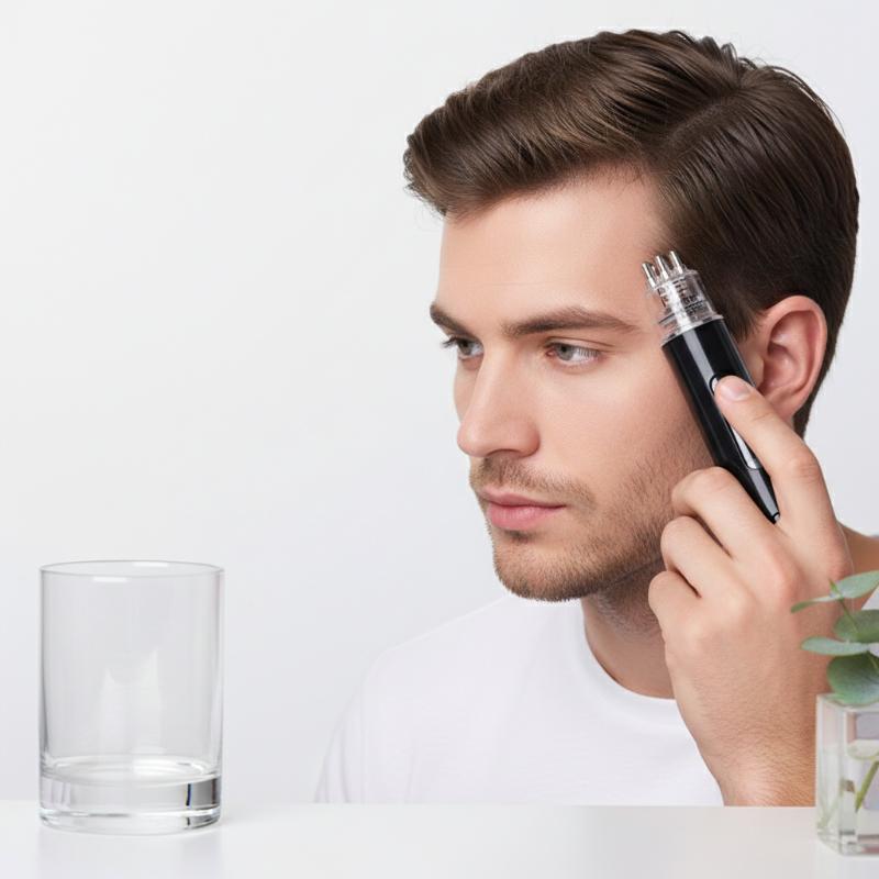 Hair Care Essential - 1 Set Tragbarer Kopfhaut-Massagekamm für ätherische