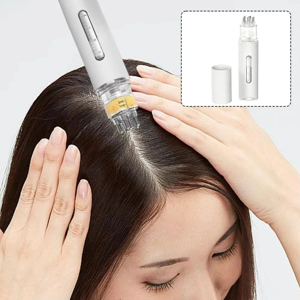 Hair Care Essential - Haaröl-Applikator Kopfhaut-Massagekamm Flüssigkeitsführungskamm Mini-Kamm Ätherisches Öl
