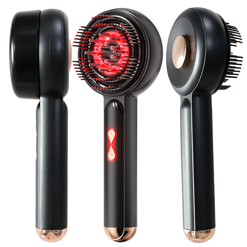 Hair Care Essential - 2-in-1 Elektrischer Kopfhautmassagekamm, Multifunktionsgerät für Haarpflege