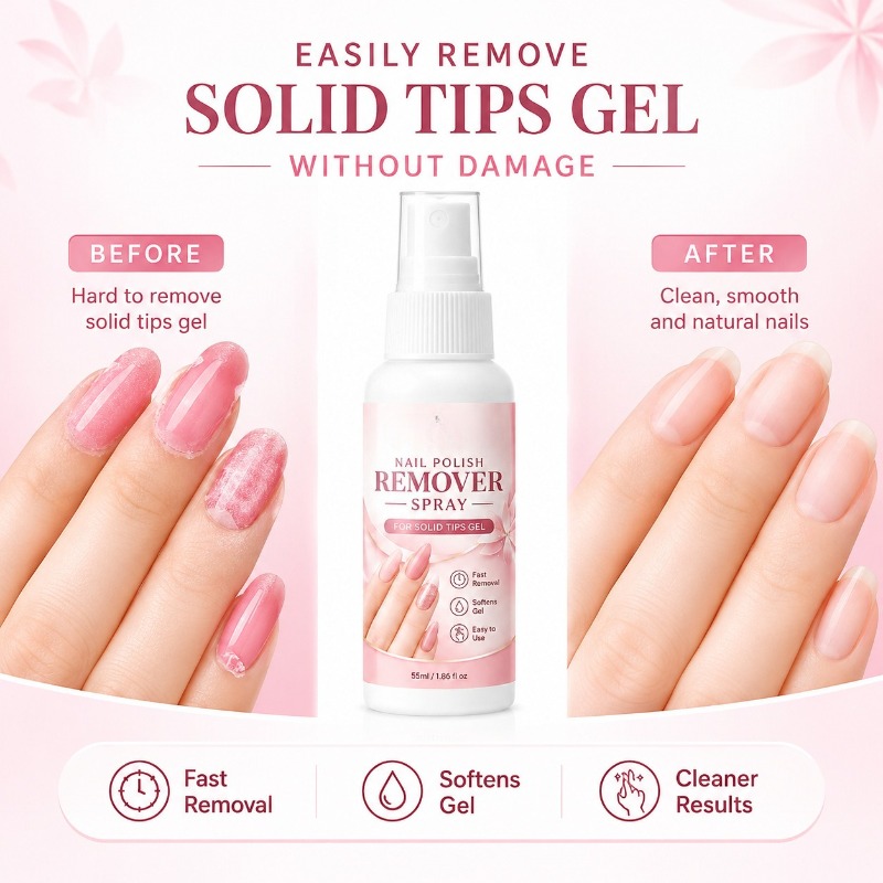 Nagellackentferner-Spray, fest – Hair Care Gel Bewertung und Preis