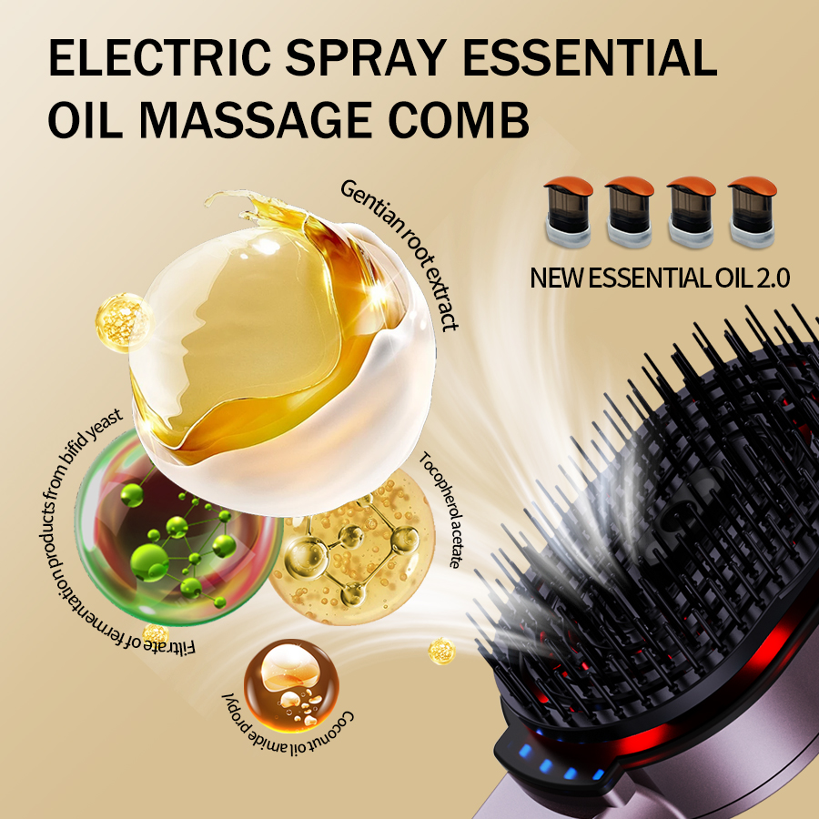4-in-1-Massagekamm, ätherische – Hair Care Essential Bewertung und Preis