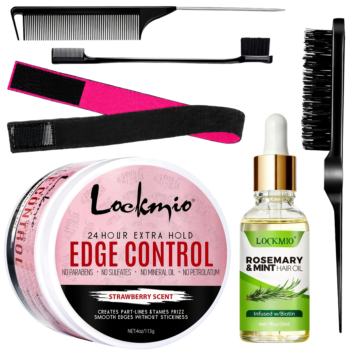 Edge Control Gel, Rosmarin- &  – Rosemary Hair Oil Bewertung und Preis