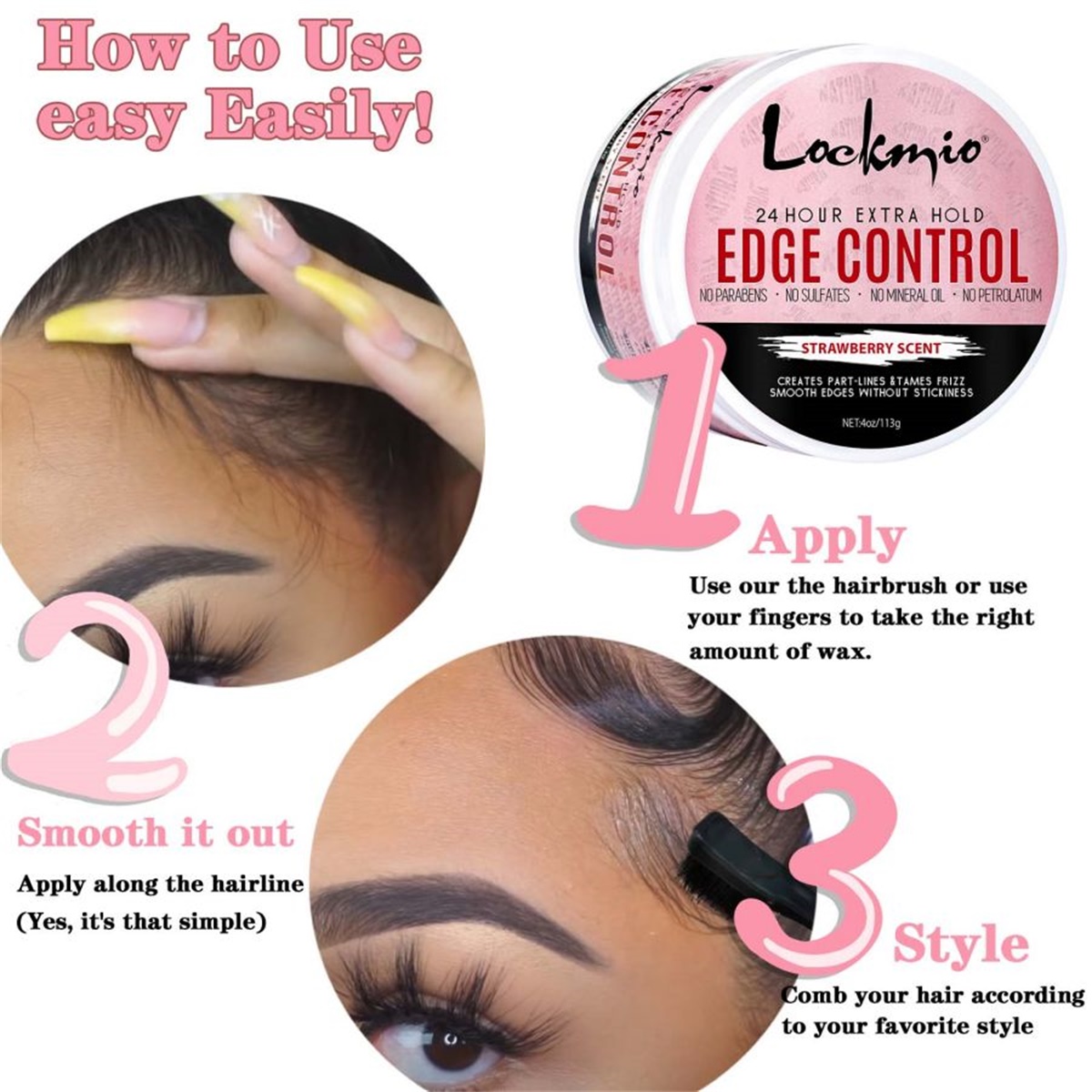 Edge Control Gel, Rosmarin- &  – Rosemary Hair Oil Bewertung und Preis