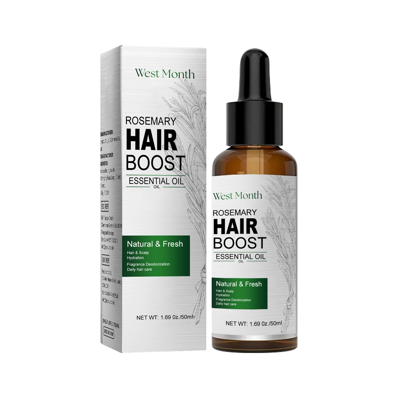 Haarwuchs ätherisches Öl Rosma – Rosemary Hair Oil Bewertung und Preis